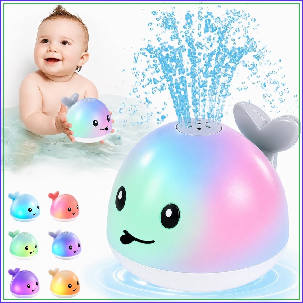 Baby Products For Bathing - Baby Bath Toys, Light Up Whale