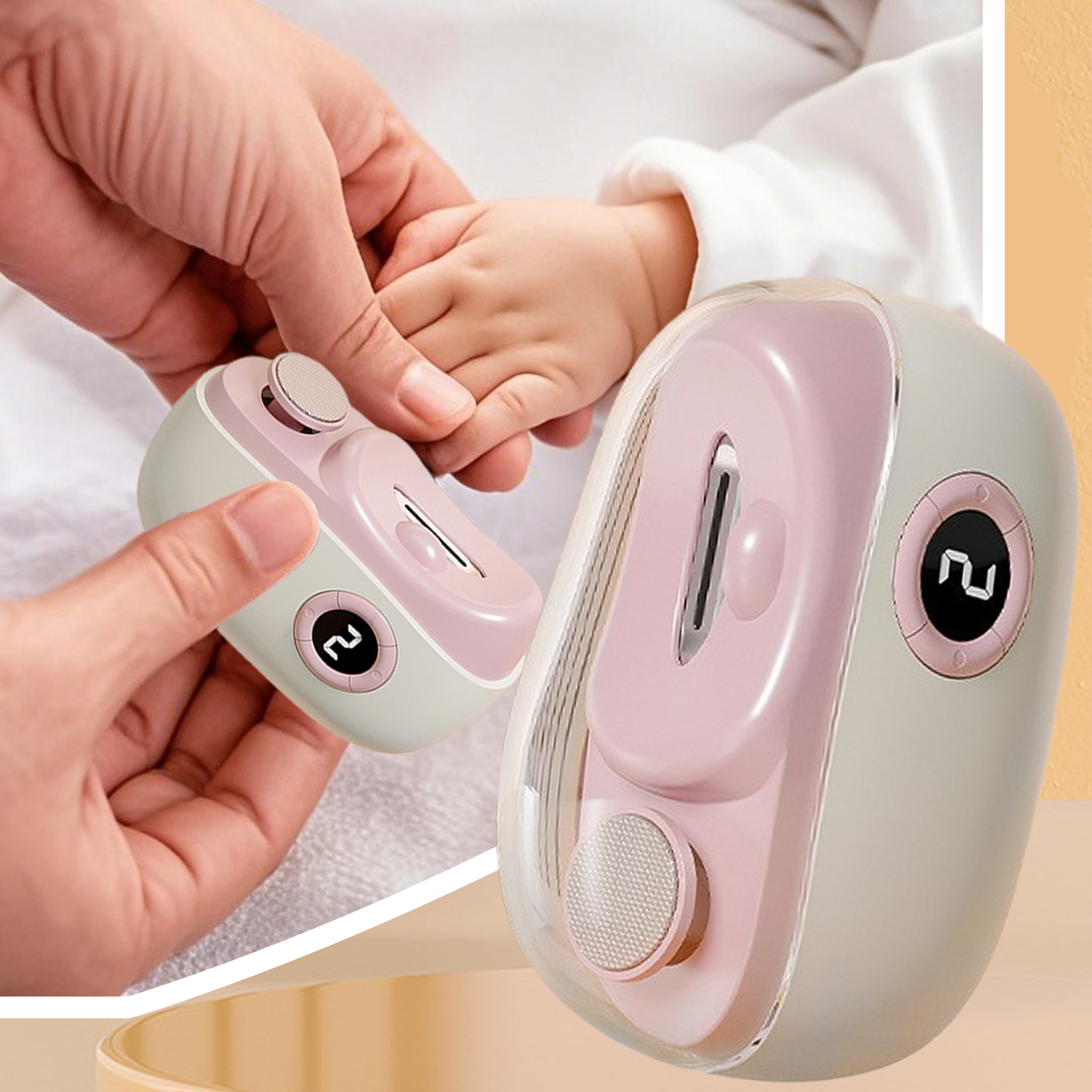 Baby Nail Trimmer Electric - New Electric Nail Clippers 3 in1