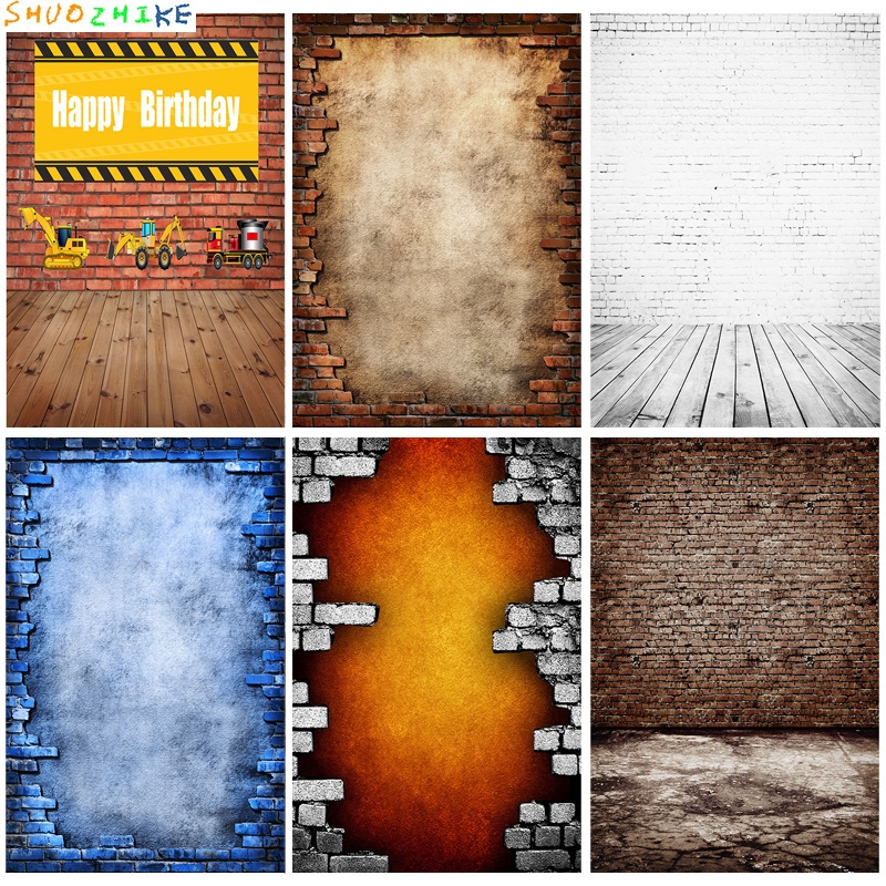 Baby Products Photos - Vintage Brick Wall Grungy Photography Backdrops