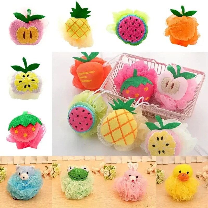 Baby Bath Brush Cartoon Cotton - Baby Products For Bathing avis et prix