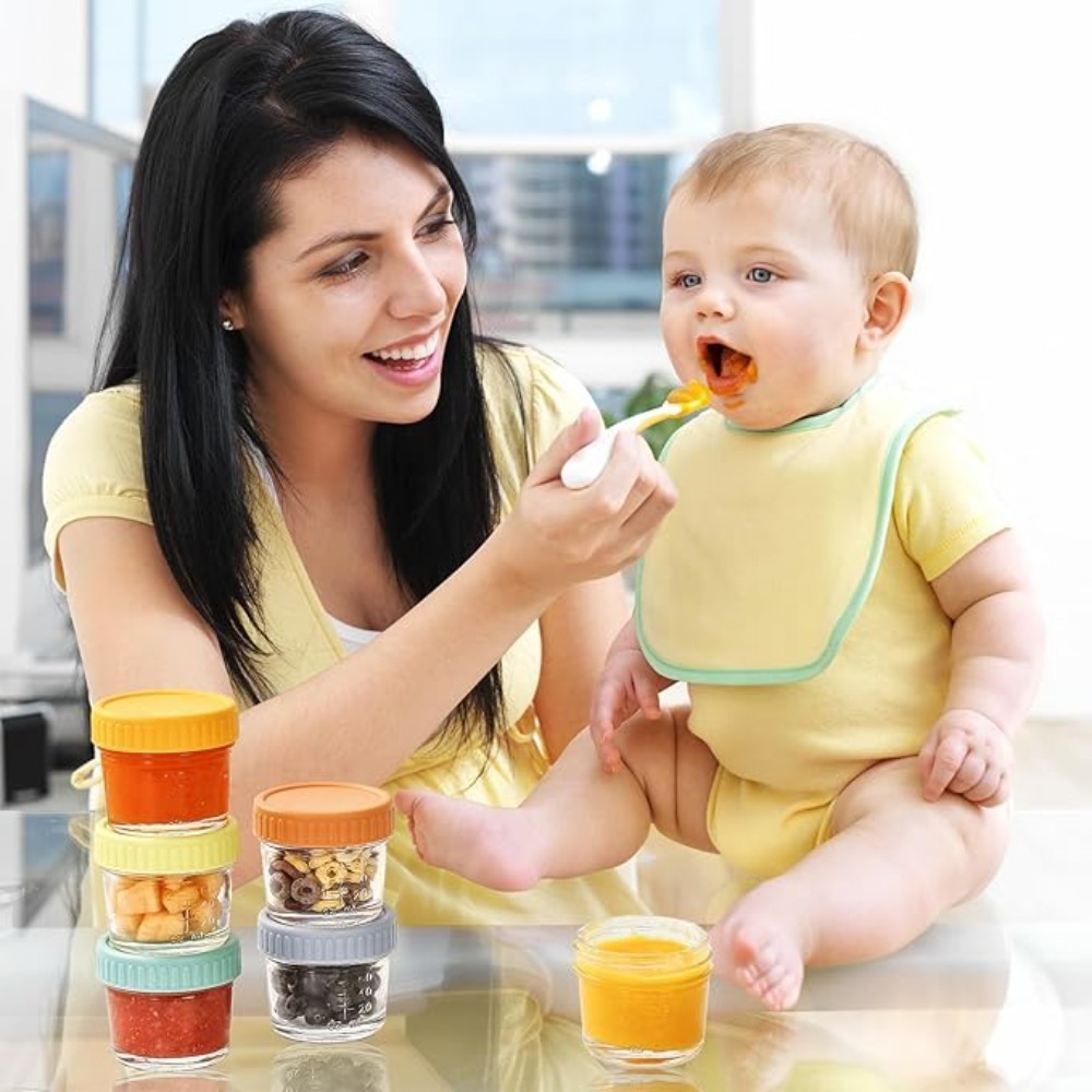 6pcs Mason Jar Glass Baby Food - Baby Food Storage Jar avis et prix
