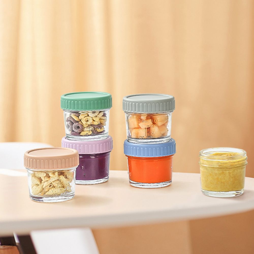 6pcs Mason Jar Glass Baby Food - Baby Food Storage Jar avis et prix