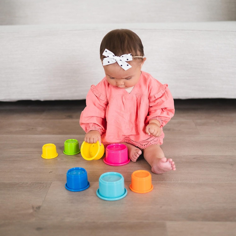 Stack & Count Cups - 8 Colorfu - Baby Products For Bathing avis et prix