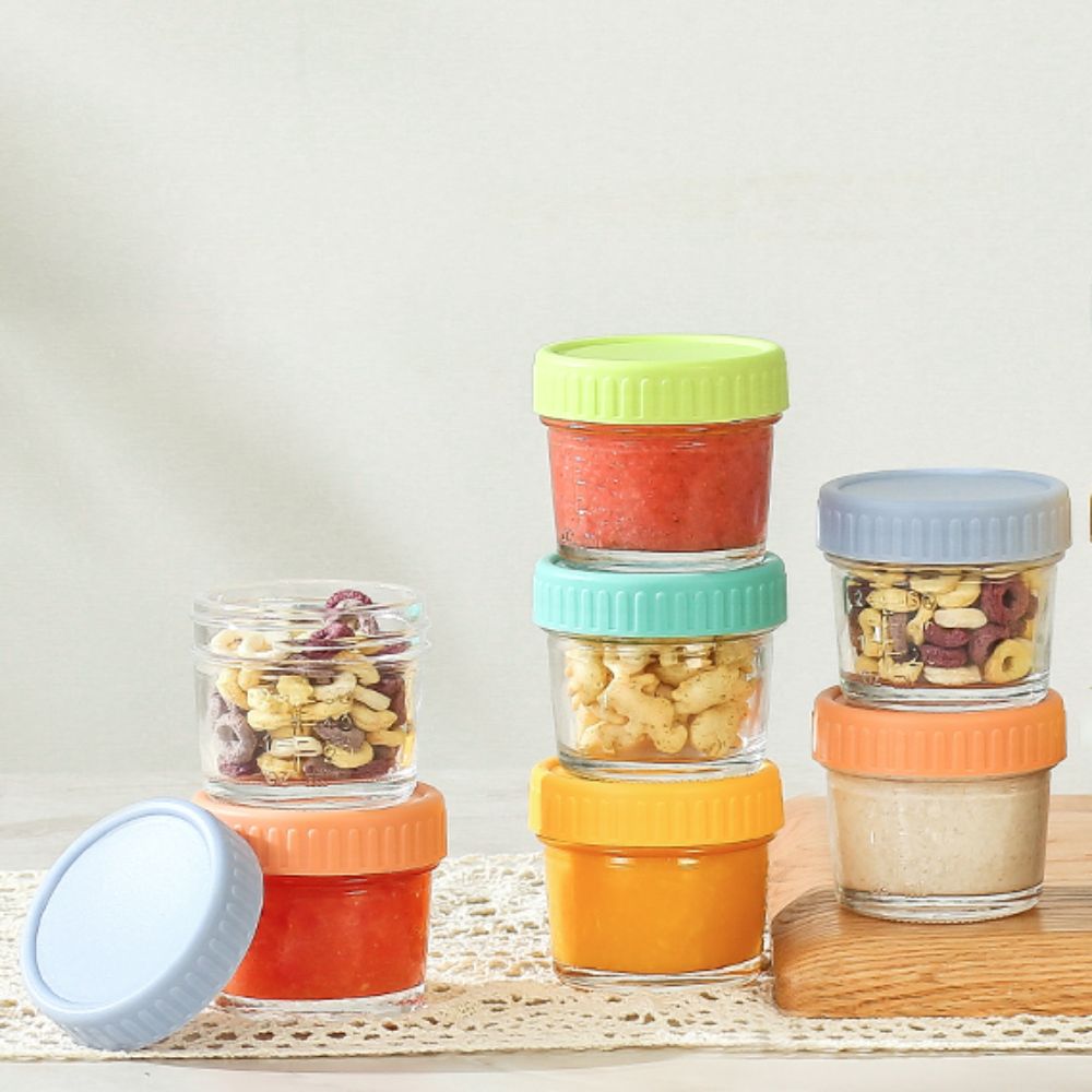 6pcs Mason Jar Glass Baby Food - Baby Food Storage Jar avis et prix