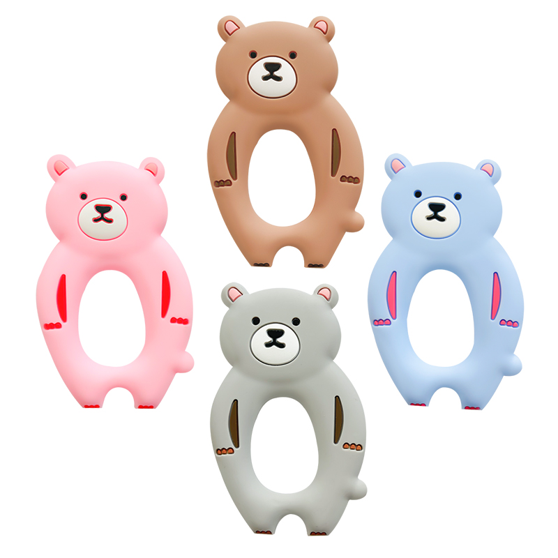 1pcs Silicone Bear Teether rod - Baby Products Photos avis et prix