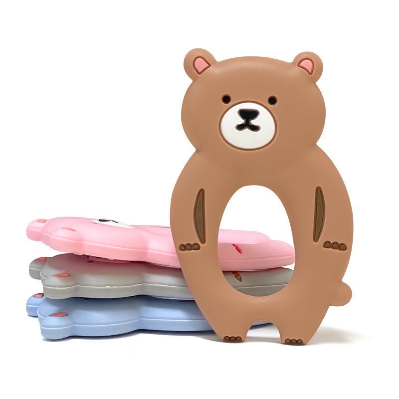 1pcs Silicone Bear Teether rod - Baby Products Photos avis et prix