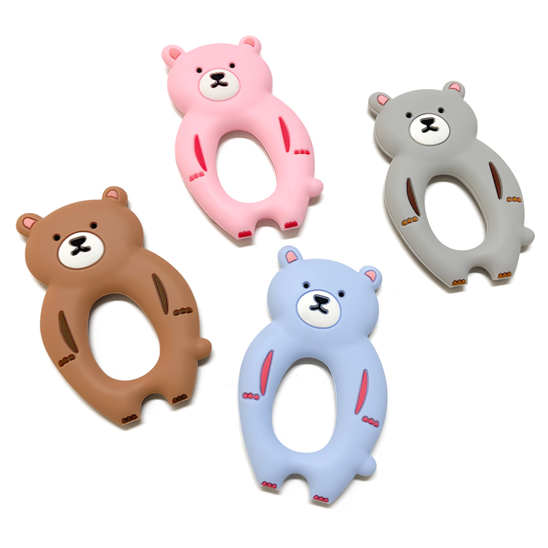 1pcs Silicone Bear Teether rod - Baby Products Photos avis et prix