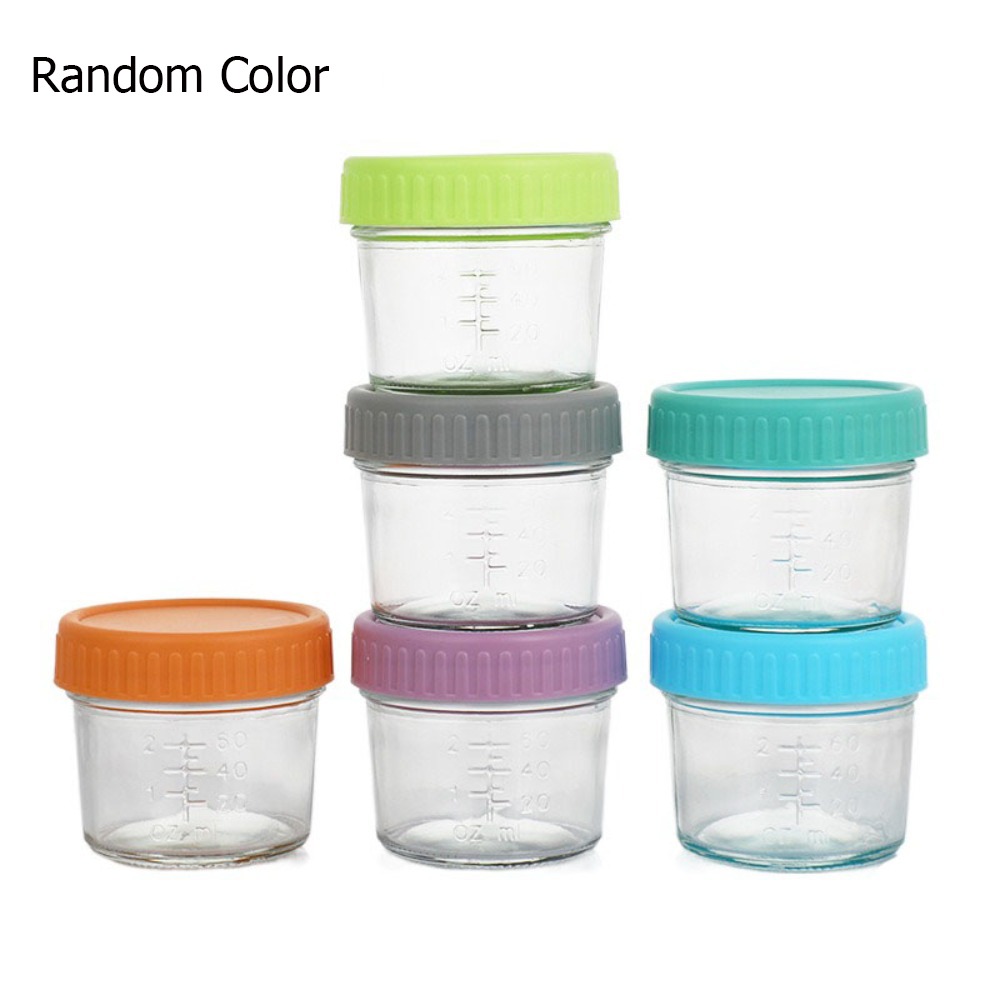 6pcs Multipurpose Glass Baby F - Baby Food Storage Jar avis et prix