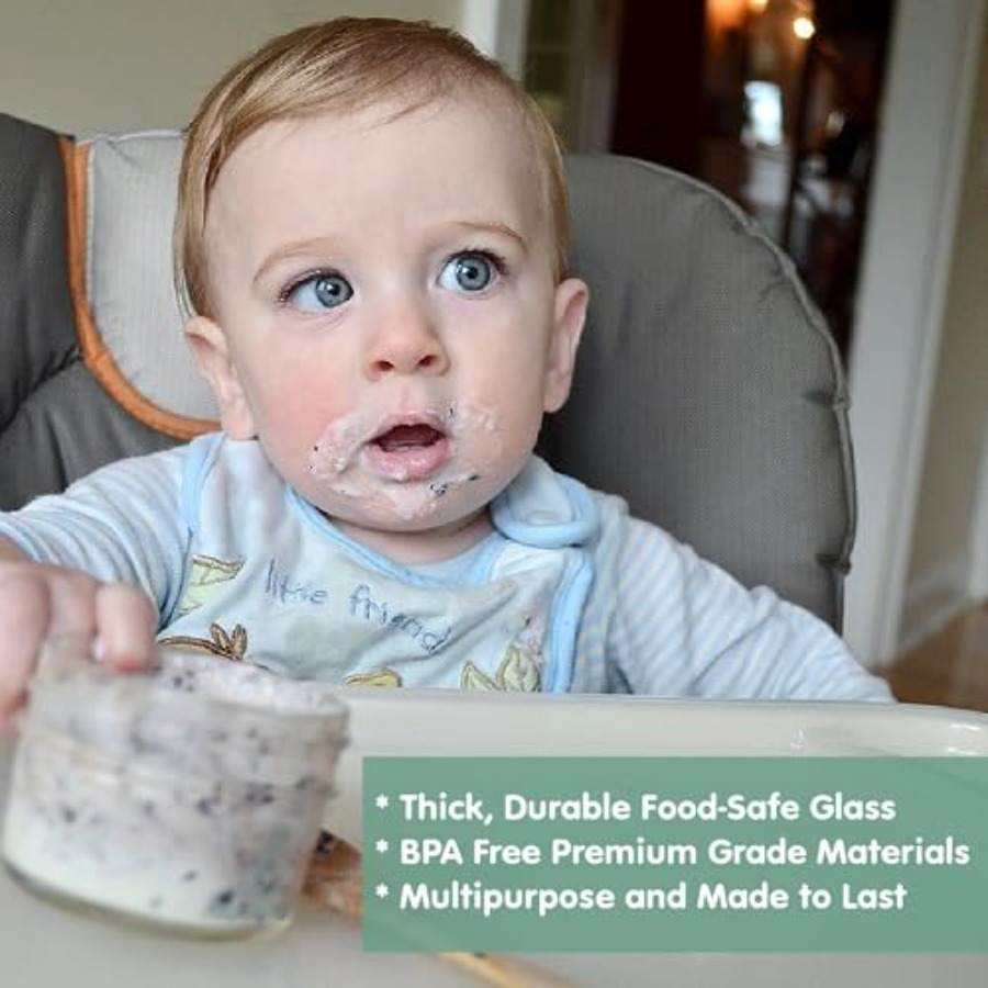 Sage Spoonfuls -12 Pack 4 oz B - Baby Food Storage Jar avis et prix