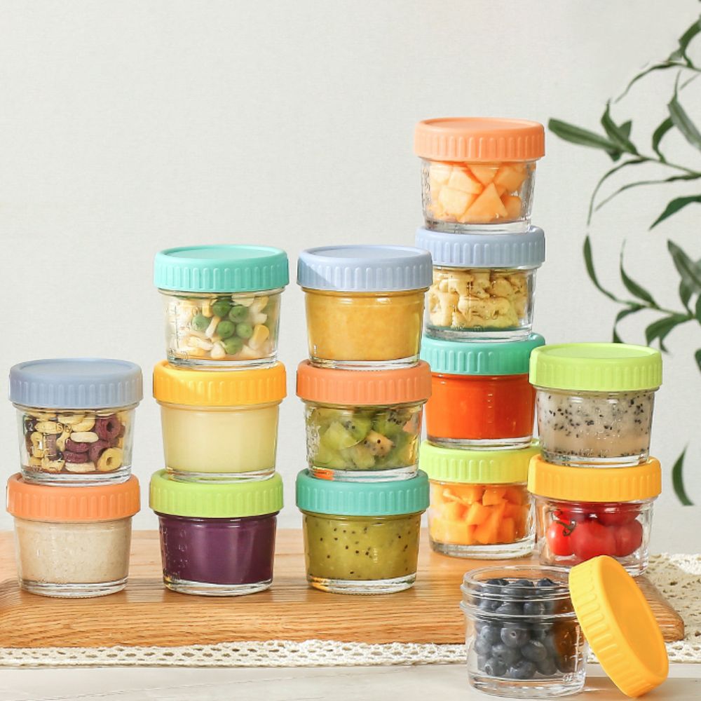 6pcs Glass Baby Food Jar Reusa - Baby Food Storage Jar avis et prix