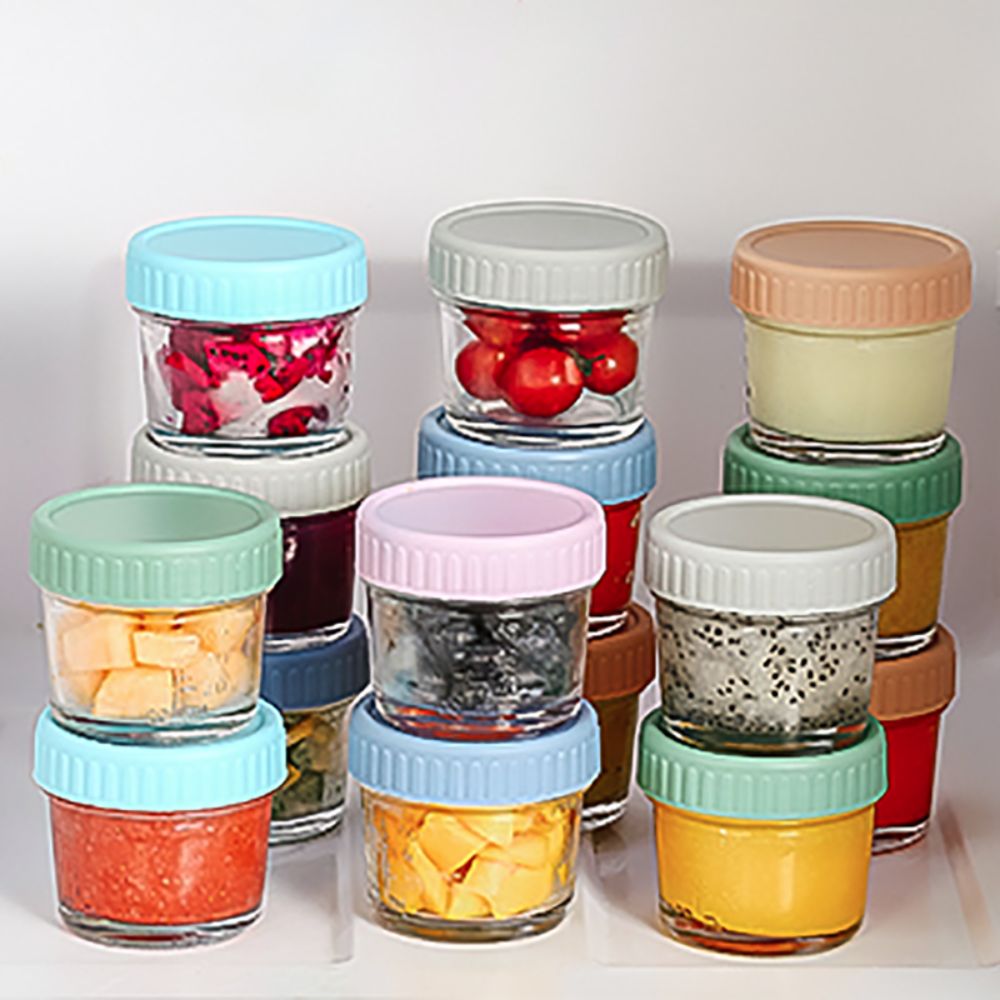 6pcs Glass Baby Food Jar Reusa - Baby Food Storage Jar avis et prix