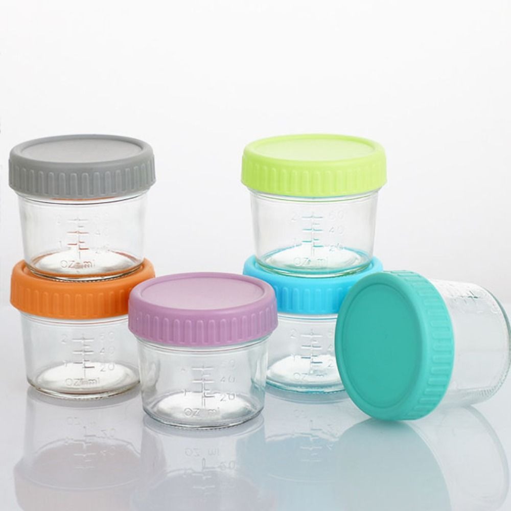 6pcs Glass Baby Food Jar Reusa - Baby Food Storage Jar avis et prix