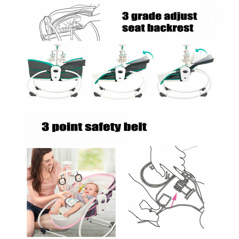 5 In 1 Baby Rocker Infant Swin - Baby Swing Bouncer avis et prix