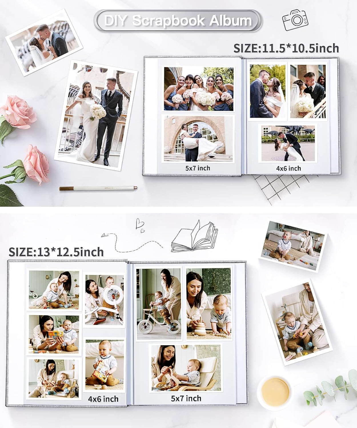 Self Adhesive Photo Album For  - Baby Products Photos avis et prix