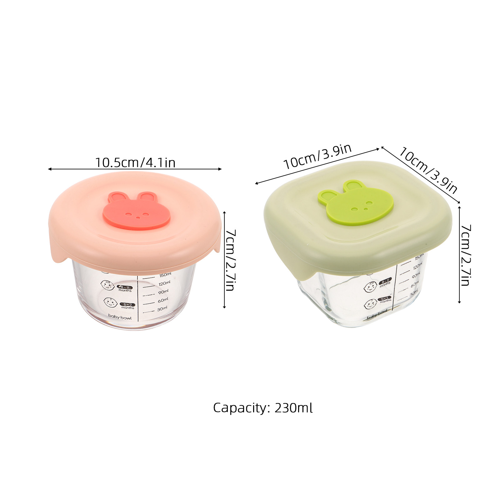 2Pcs Reusable Baby Food Storag - Baby Food Storage Jar avis et prix