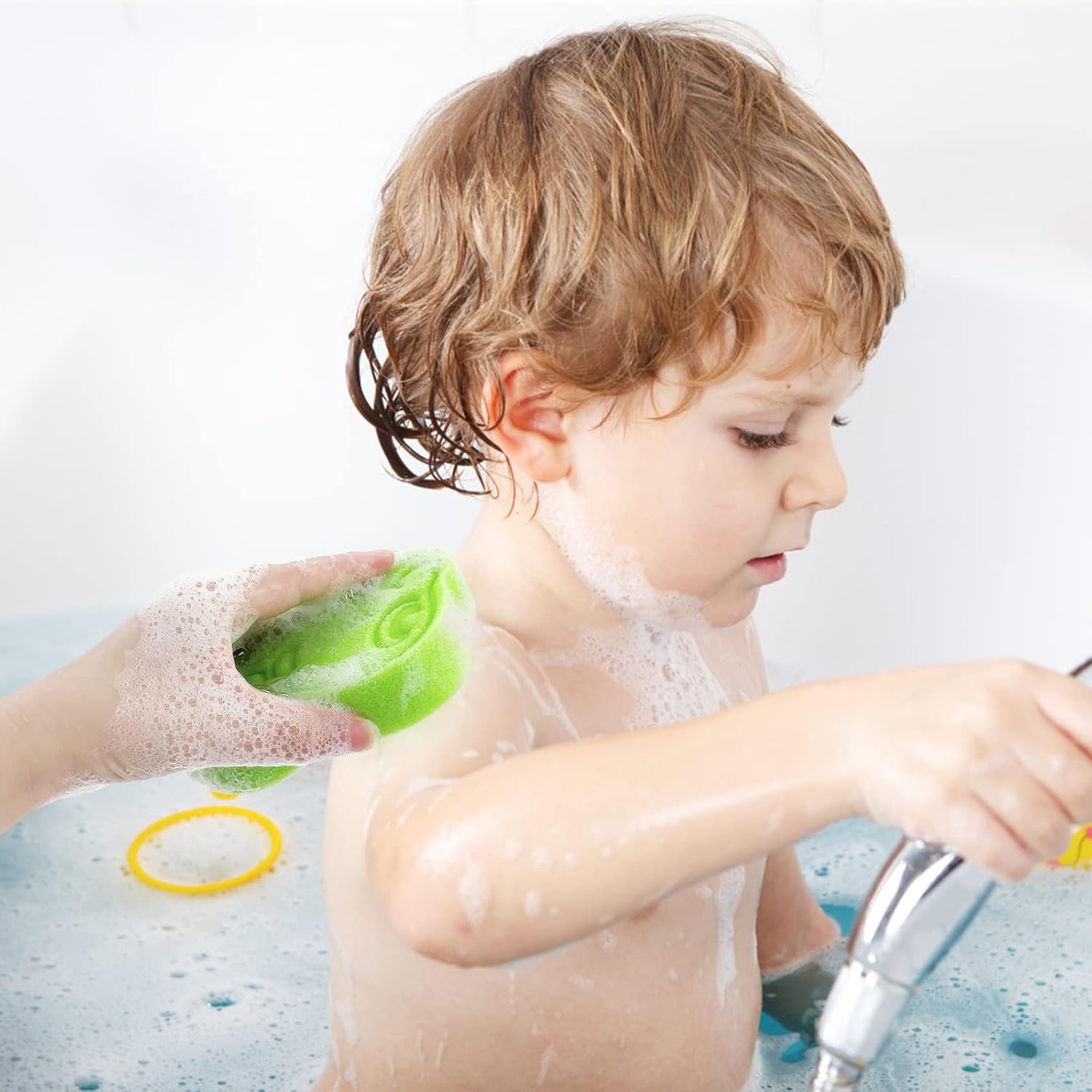Baby Bath Sponge Set 3Pcs Cute - Baby Products For Bathing avis et prix
