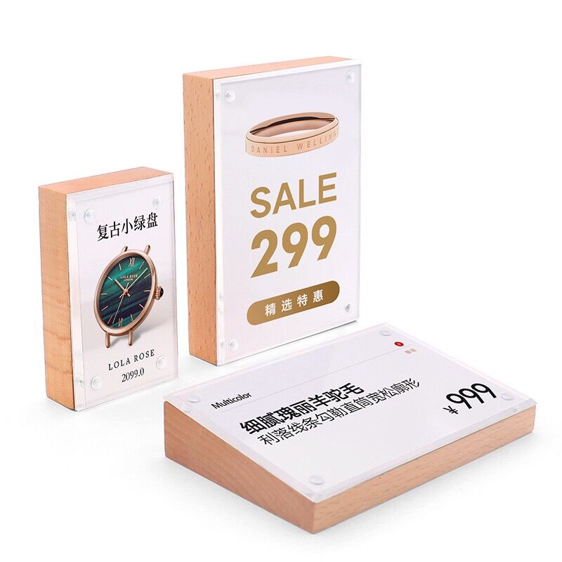 88x54mm Tabletop Acrylic Sign  - Baby Products Photos avis et prix
