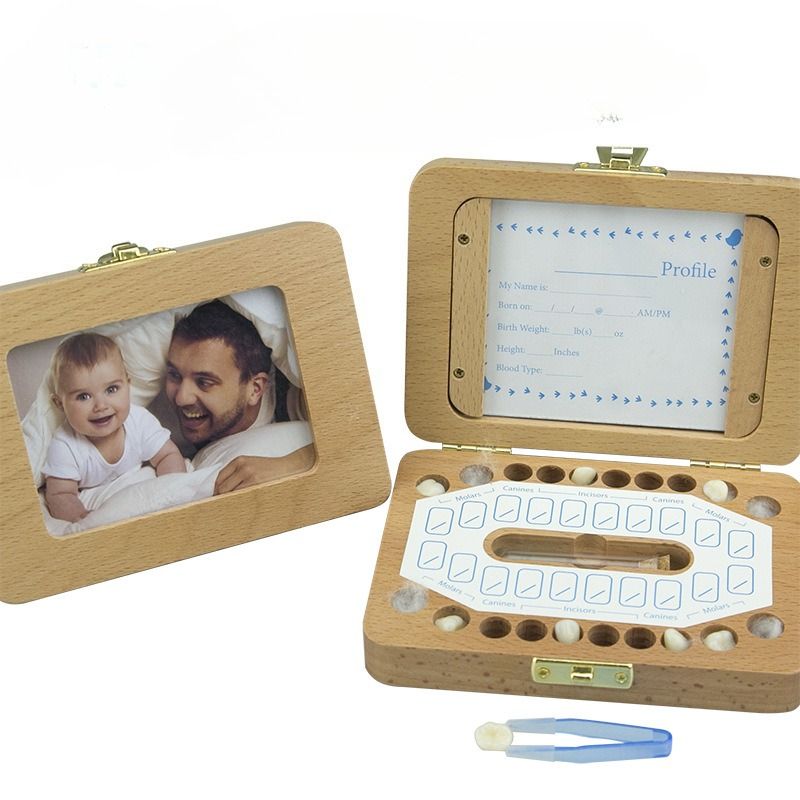 Wooden Photo Frame Baby Tooth  - Baby Products Photos avis et prix