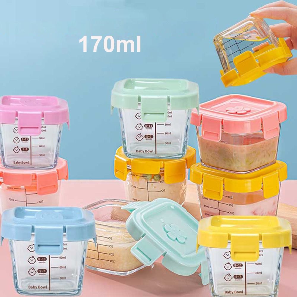 170ml Glass Food Storage Box F - Baby Food Storage Jar avis et prix