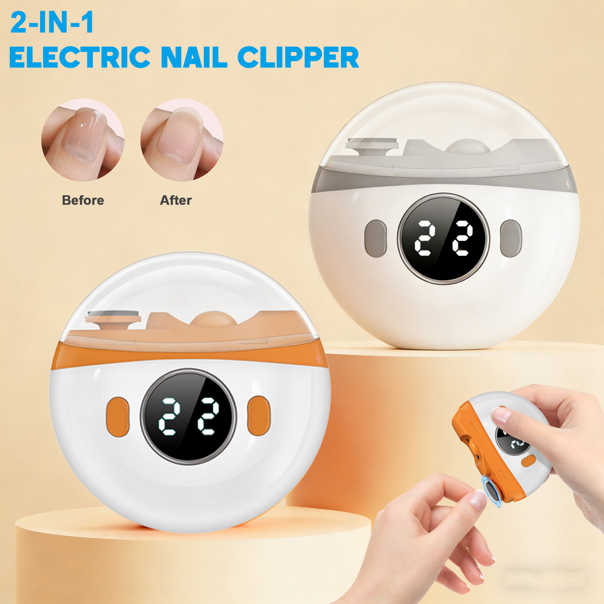2 in 1 Electric Nail Clipper N - Baby Nail Trimmer Electric avis et prix