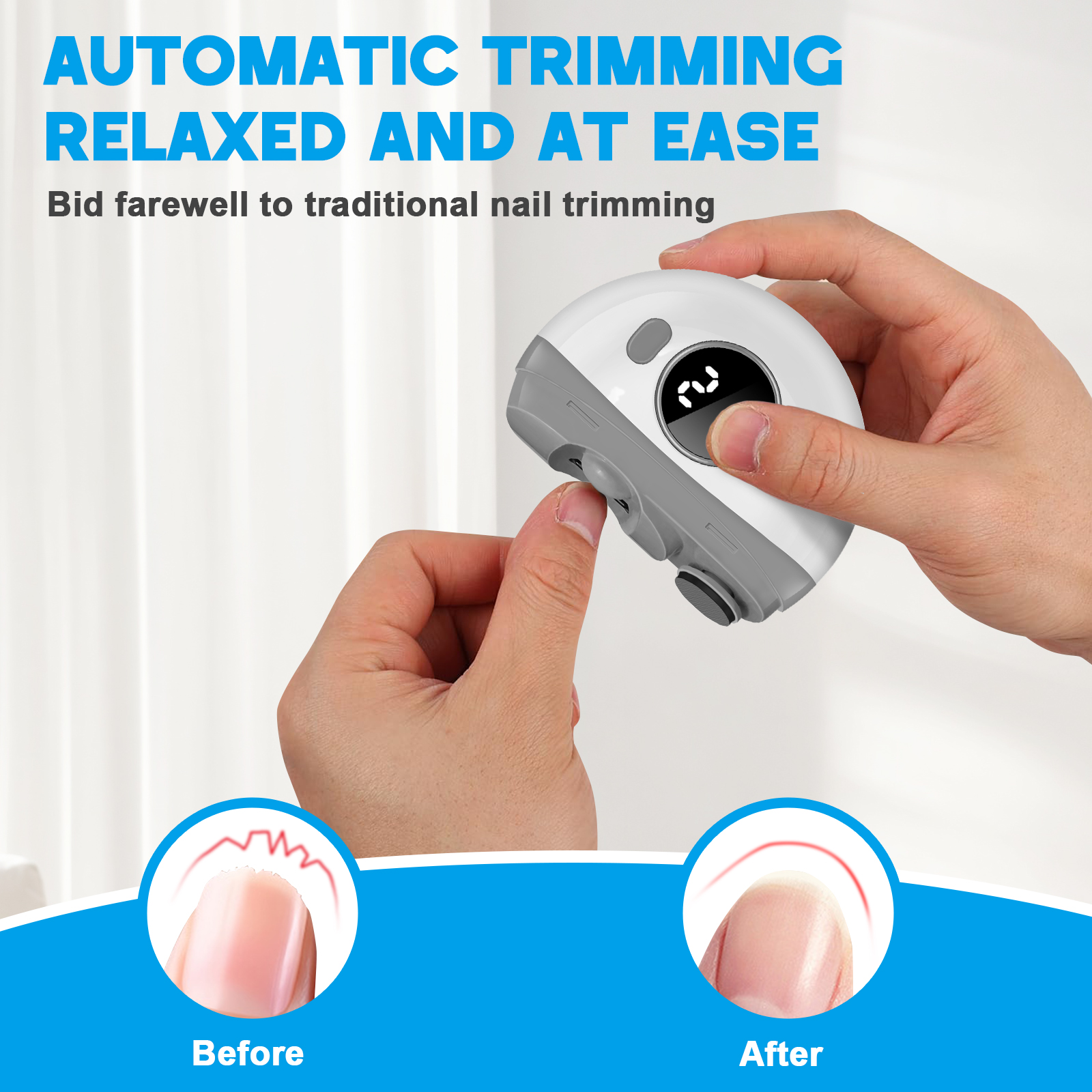 2 in 1 Electric Nail Clipper N - Baby Nail Trimmer Electric avis et prix