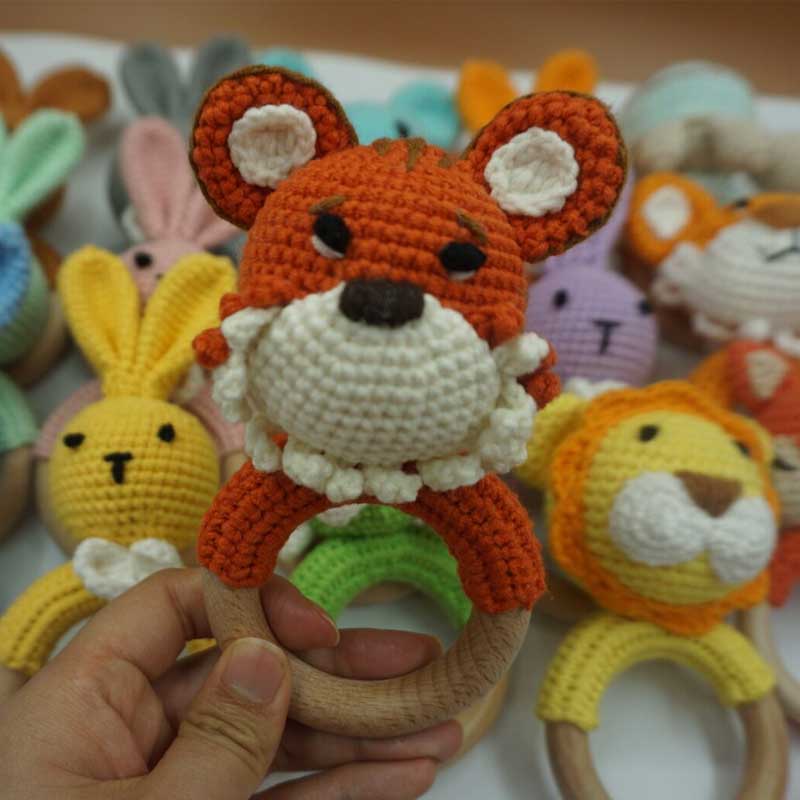1PC Rabbit Tiger Lion Crochet  - Baby Products Photos avis et prix