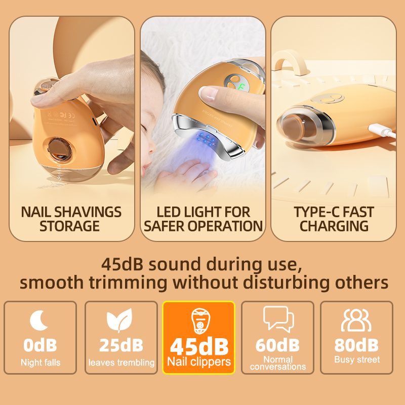 2in1 Automatic Nail Clipper El - Baby Nail Trimmer Electric avis et prix